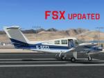 JustFlight BE76 Beechcraft Duchess G-GCCL textures update